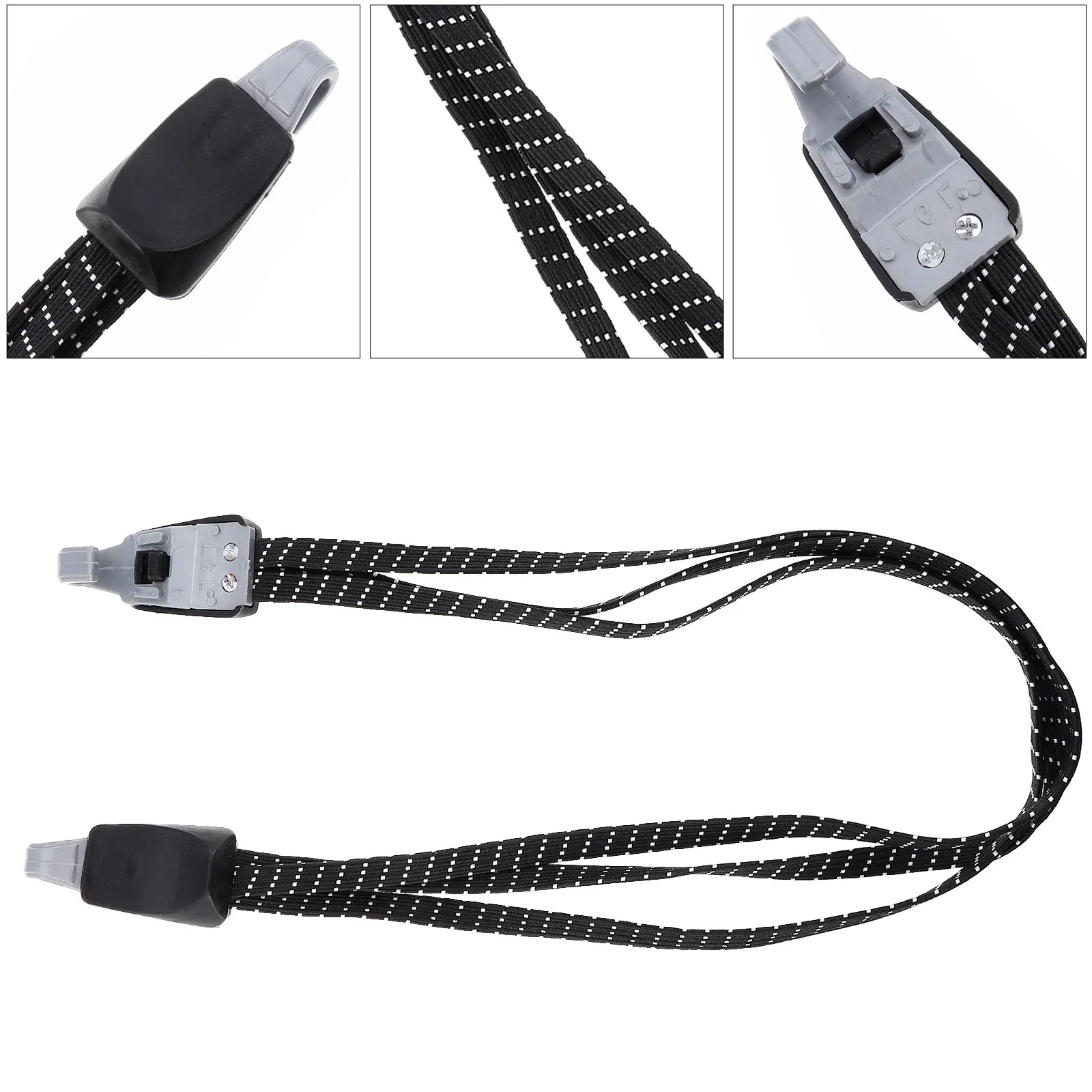 

5Pcs Reinforced Cargo Tie-Down Strap 3 in 1 Elastic Bike Rubber Band Luggage Binding Rope Fasten Motorcycle Outdoor