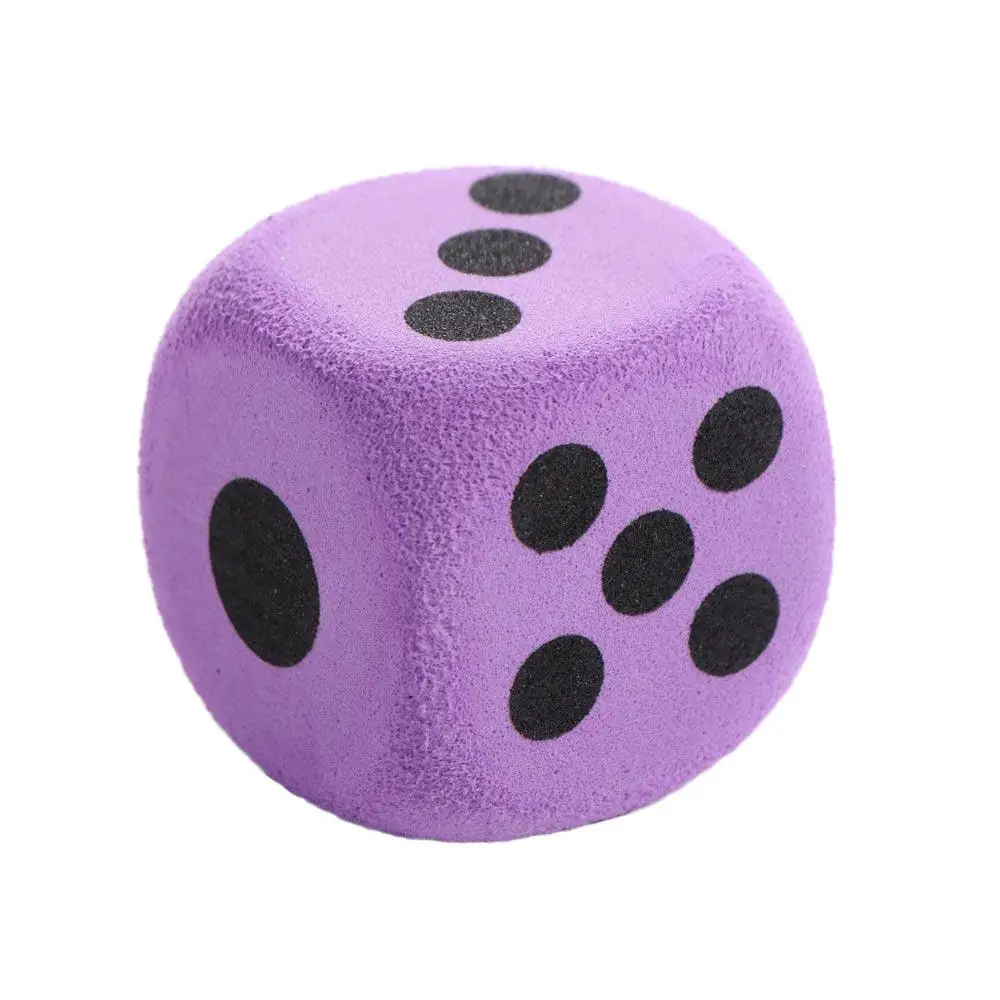 

Образовательные мягкие поролоновые кубики с точками, эластичные, цельные, 3.8см