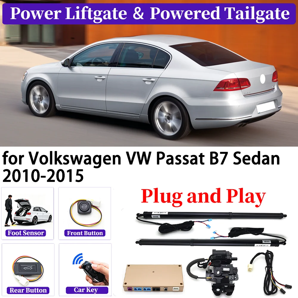 for Volkswagen VW Passat B7 Sedan 2010-2015 OEM Upgrade Car Automatic Power Liftgate Kit Smart Auto Electric Tailgate System