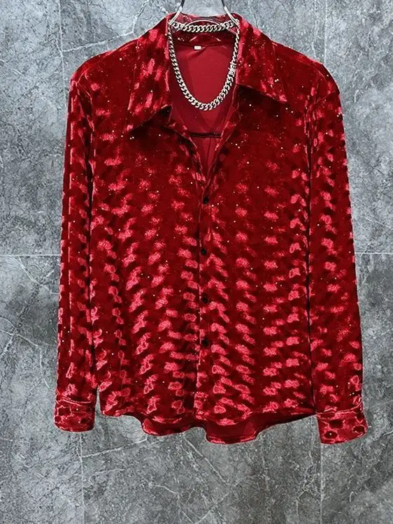 

Осенне-зимние мужские бархатные подушечки irt Gold Tead, свободные длинные све, модная основа irt, удобные, дышащие