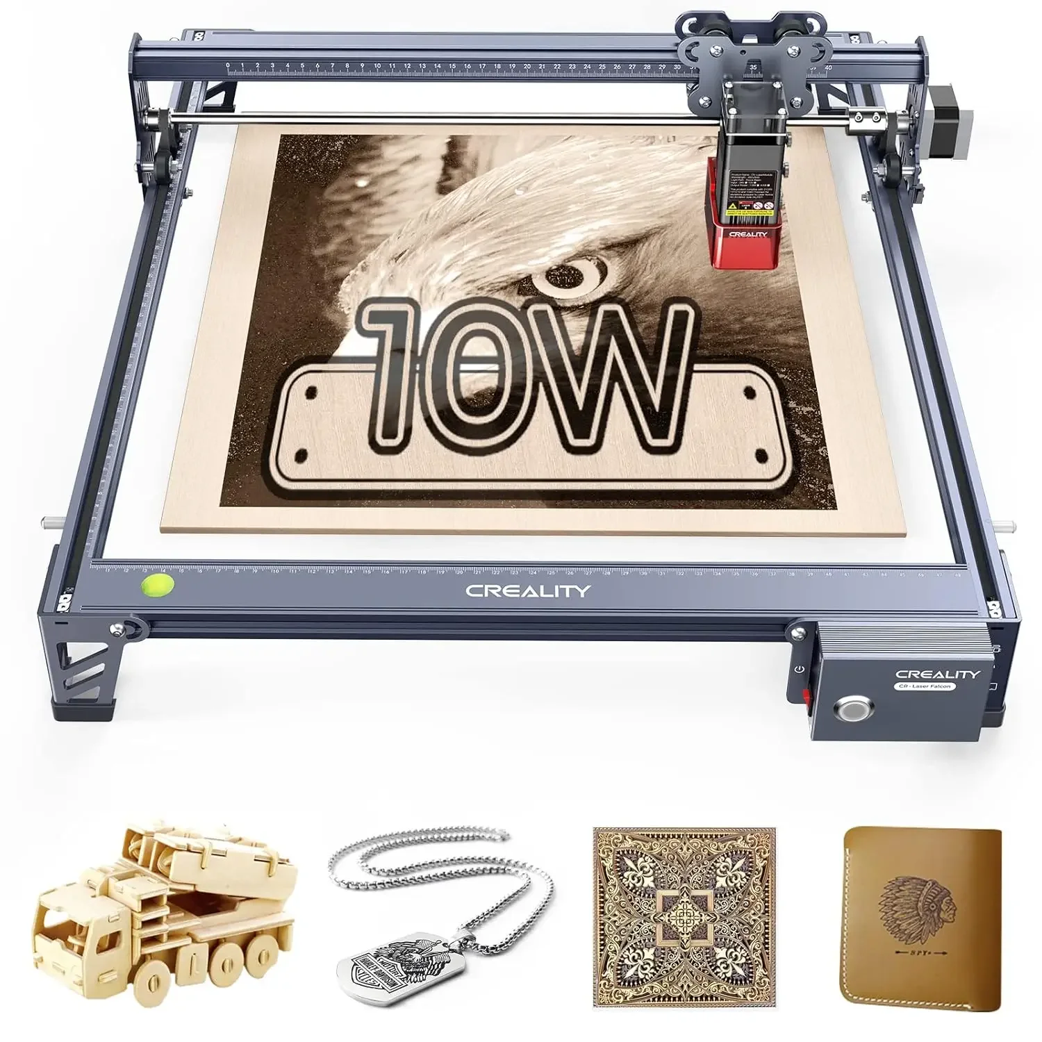 Creality Laser Engraver, 10W Laser Cutter for Personalized Gifts, 72W High Accuracy Laser Engraving Machine, DIY CNC Machine