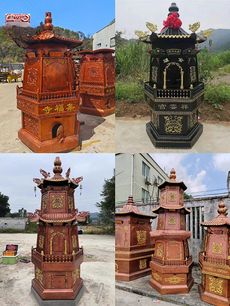 paper burning furnace, paper outdoor ingot furnace, gold burning furnace, third floor and second floor outdoor