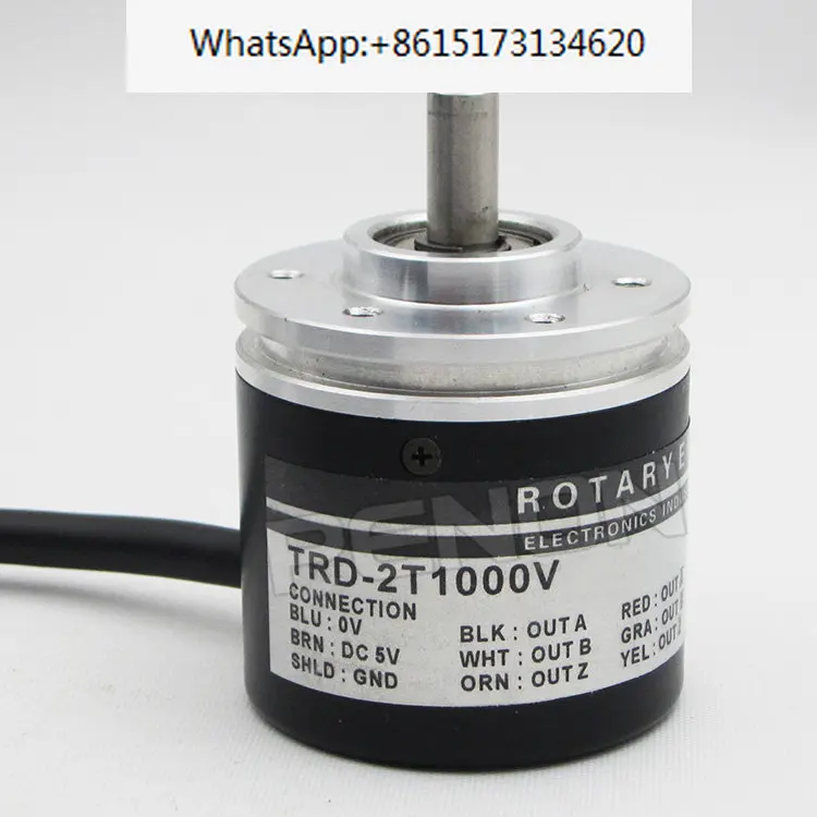 

Supply new TRD-2T1000V rotary encoder voltage: 5VDC outer diameter 38mm solid shaft diameter 6mm