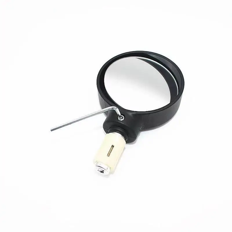 Pair Universal Motorcycle Mirror Chrome plated Black 22mm Handle Bar End Rearview Side Mirrors Motor Accessories