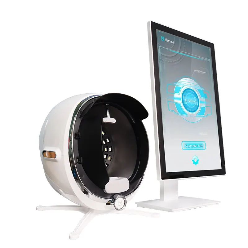 Máquina Analizadora de Piel Facial Inteligente 3D, Dispositivo de Cámara Escáner, Analizador de Piel Facial, Gran Venta