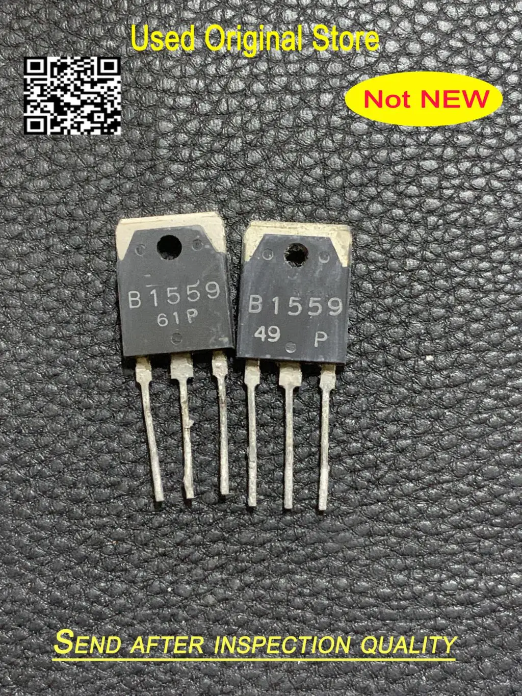 Used original 10pcs=5pair B1647 D2560 B1476 D2231 B1624 D2493 B1559 D2389 A1693 C4466 2SA1303 2SC3284 2SB1647 2SD2560 TO-3P