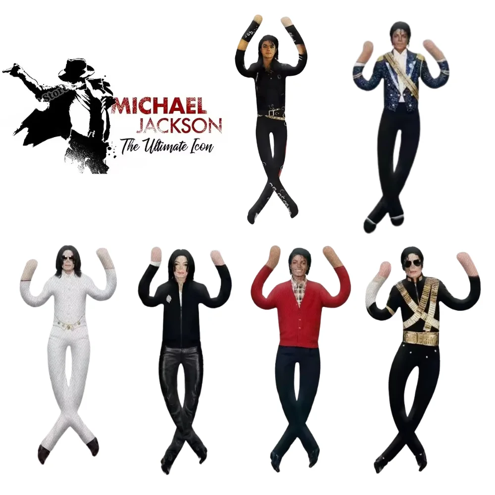 New Style  Michael Jackson Cosplay Prop Doll Plush Stuffed Figure Dolls Room Decoration Abstract Joint Mobility Props Gift
