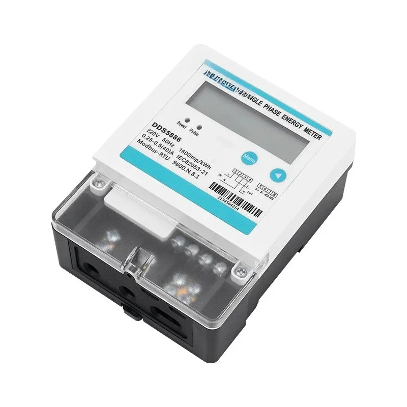 Single-phase 220V RS485 communication intelligent multi-function electric meter household electric meter
