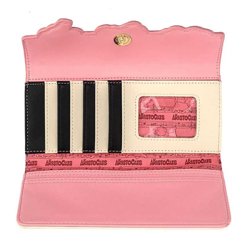 Dompet Aristocats Loungefly Marie Cat Duchess Koleksi Dompet Bordir Tas Kartu Tas Penyimpanan Dompet Koin Hadiah Fashion Anak Perempuan