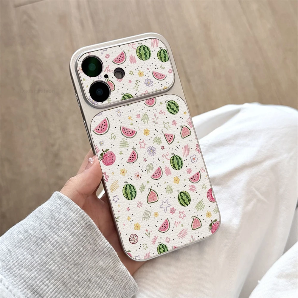 เคสโทรศัพท์หนังลายผลไม้แตงโมฤด - Phone Cases Leather บทวิจารณ์และราคา