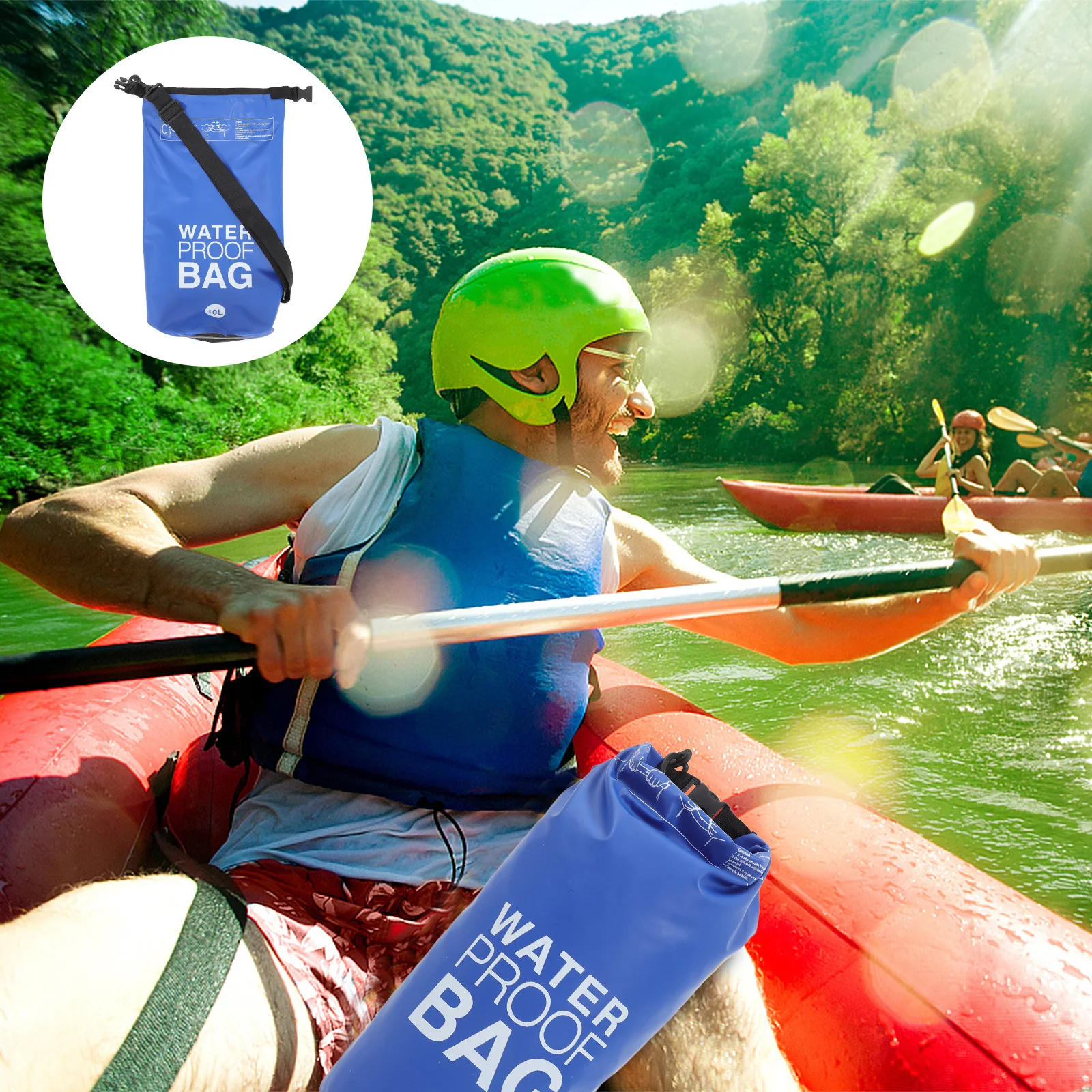 

Waterproof Drifting Bag Multi-Function Dry Bag For Outdoor Camping Kayaking Rafting Swimming Adventure Storage Pouch Floating