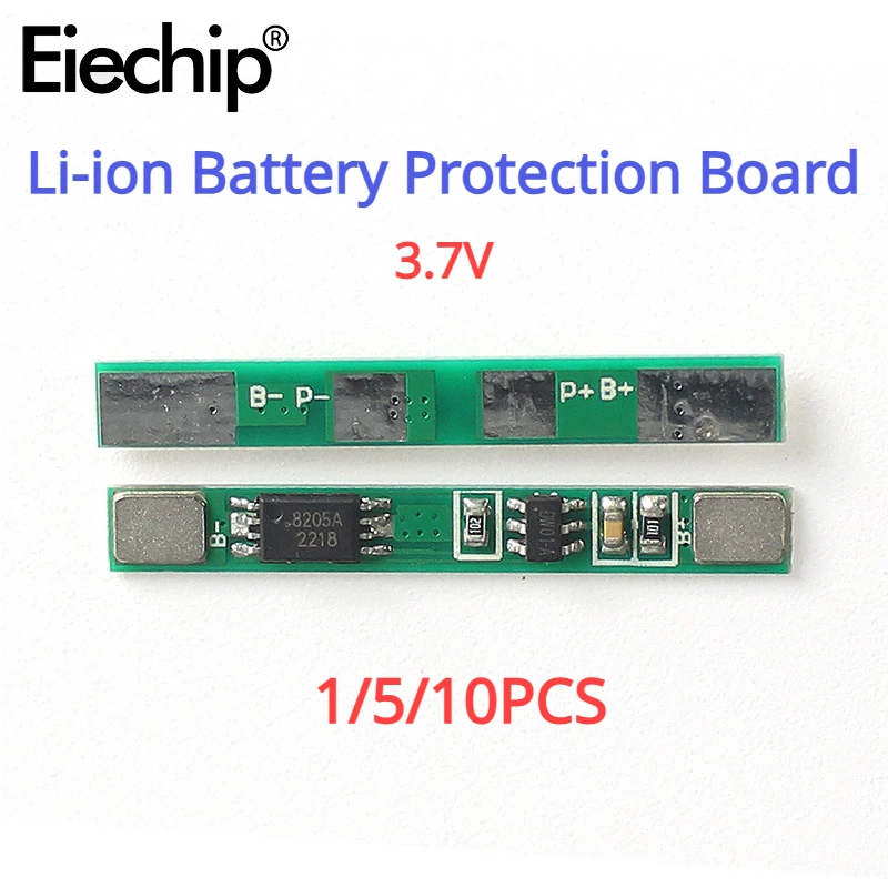 1/5/10PCS 1S 3.7V 3A Li-ion BMS PCM Battery Protection Board Pcm for 18650 Li-ion Lithium Battery Protection Board BMS Module