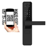 New Design Electronic Hotel Keyless Digital Door Lock Security Smart Door Lock Door Lock with QR Code Micro USB 5V RFID Rakinda