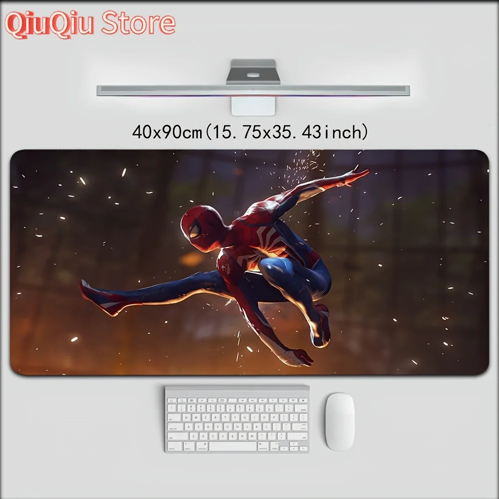 

Spider-Man Large Gaming Mouse Pad - Anti-Slip Rubber Base, Multiple Sizes (40x90cm/40x80cm/30x80cm/30x70cm/30x68cm), Vibrant Sup