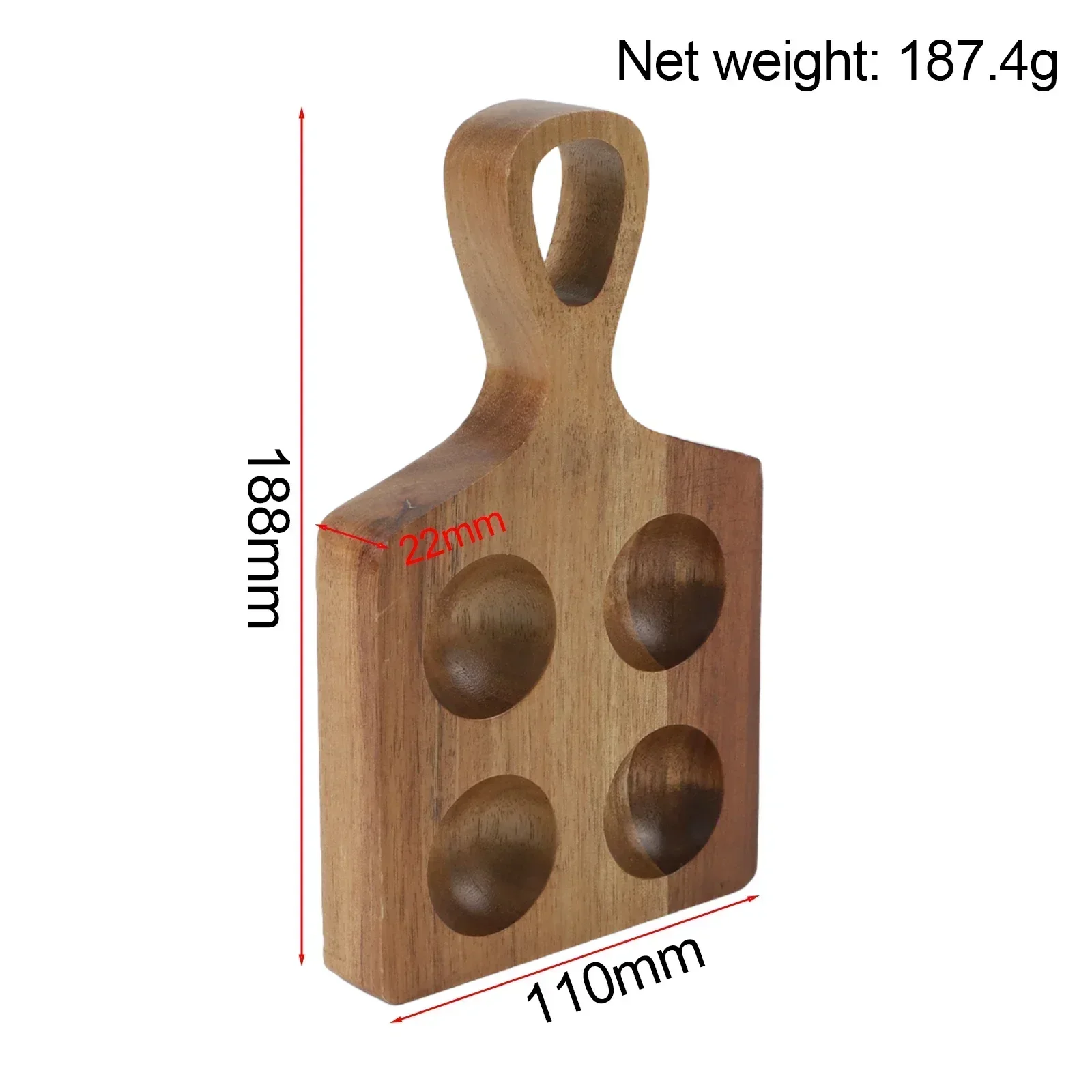 Wooden Egg Storage Egg Holder For Kitchen Compact Dimensions Integrated Handle For Egg Organization Compact Egg Storage Solution