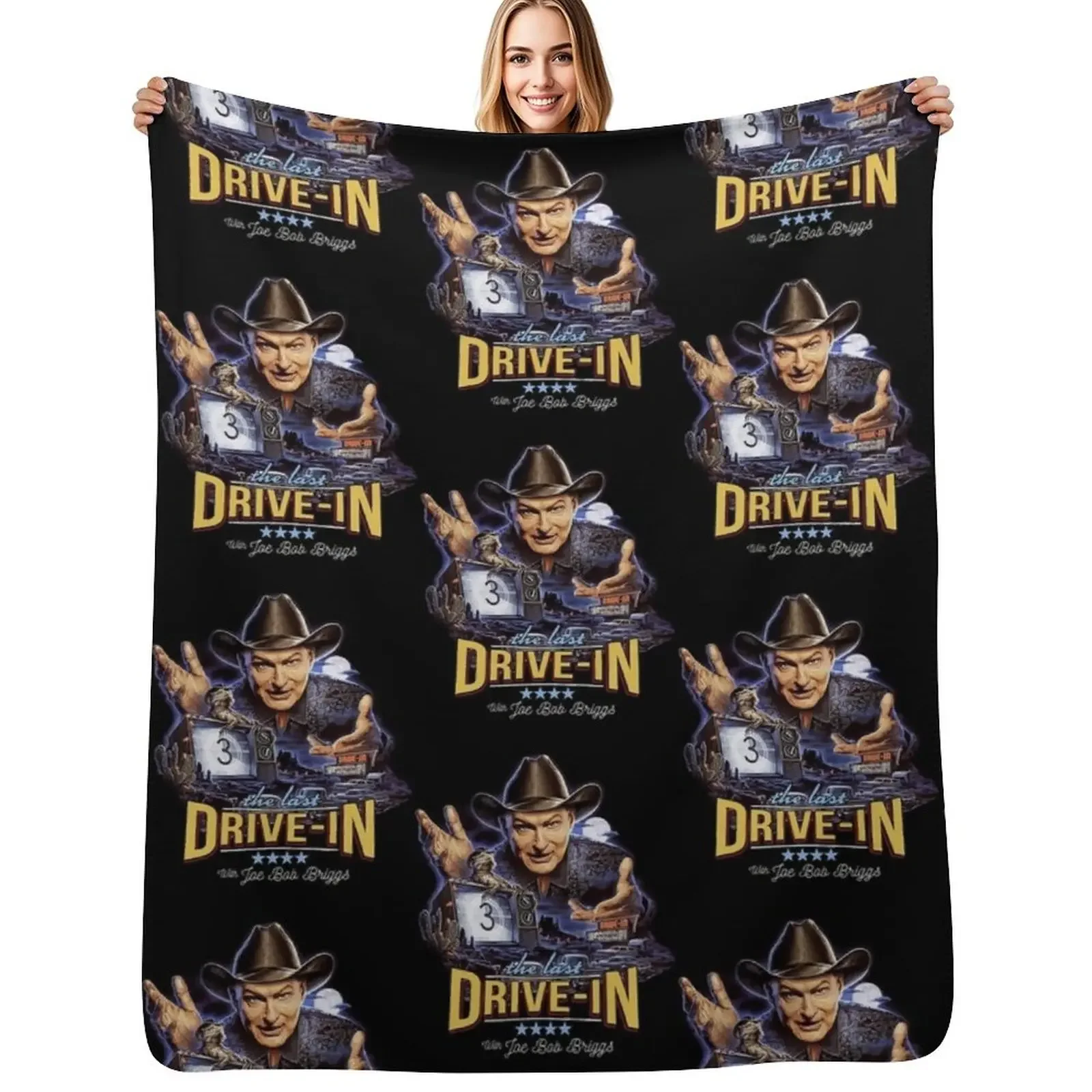 

Joe Bob Briggs Last Drive-In Throw Blanket Sofa Quilt Cute Kid'S Blanket