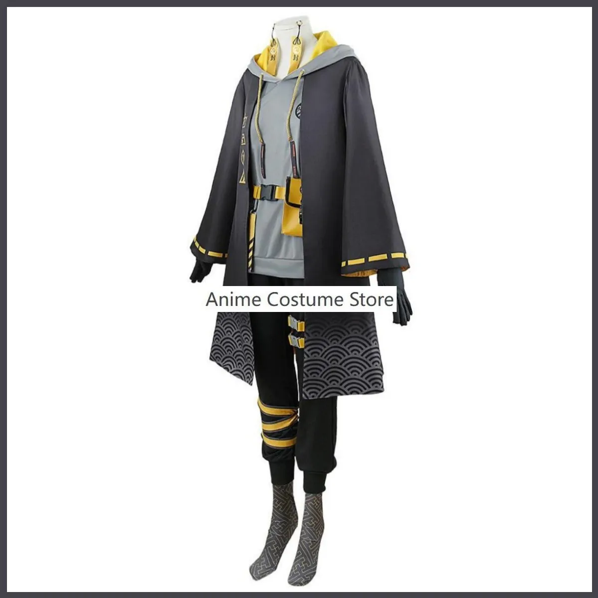 Anime Virtual Youtuber Yatogami Fuma Costume Cosplay holovive Production tumular!! Felpe con cappuccio cappotto parrucca uomo donna festa carnevale vestito