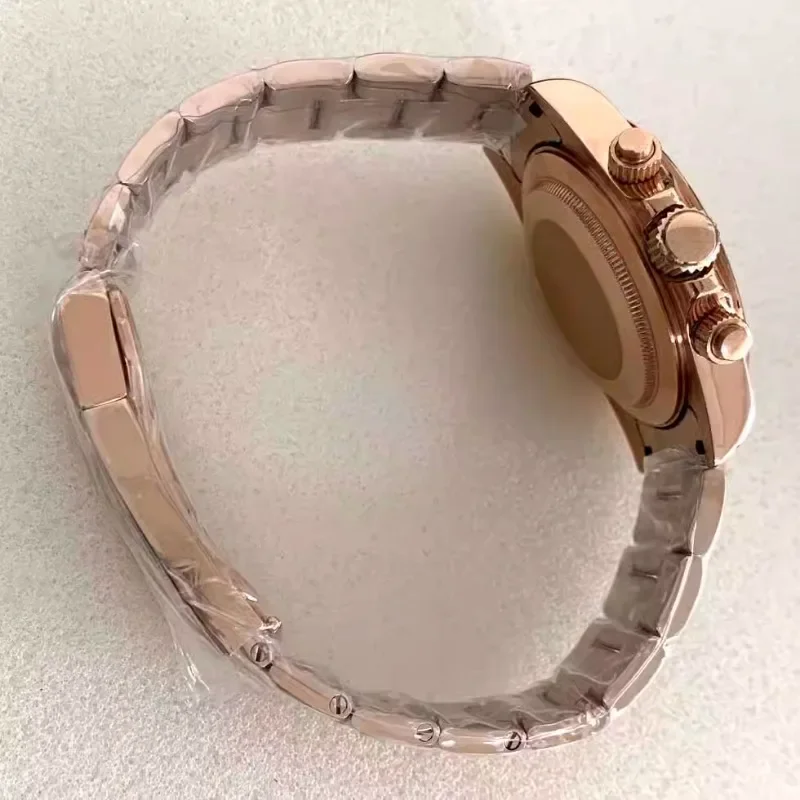 40 mm nieuw gemodificeerd quartz waterdicht horloge precisie staal saffierglas horlogespiegel geschikt voor uurwerk quartz VK63 uurwerk