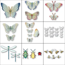 Metal Cutting Dies Insect Collection diy Scrapbooking Photo Album Decorative Embossing PaperCard Die