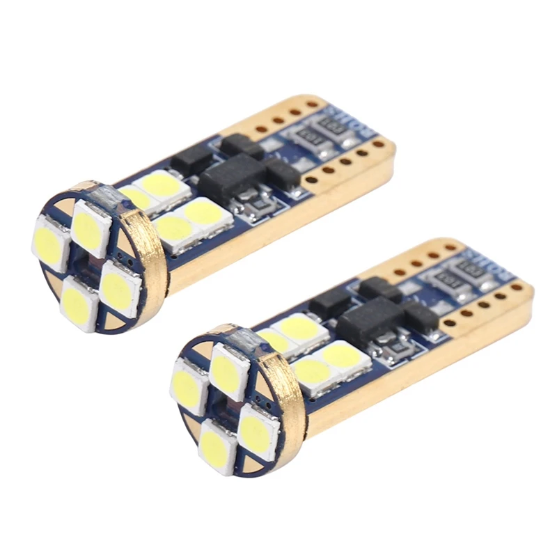 T10หลอดไฟ LED รถ194 20ชิ้นชิปเซ็ต12-Smd 3030 W5W หลอดไฟ LED CANbus