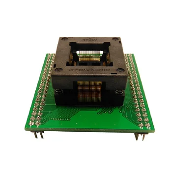 Qfp80 Elektronica Socket Naar Dip80 Programmering Socket OTQ-80-0.5-02B Pitch 0.5Mm Ic Lichaamsgrootte 12X12Mm Test Adapter
