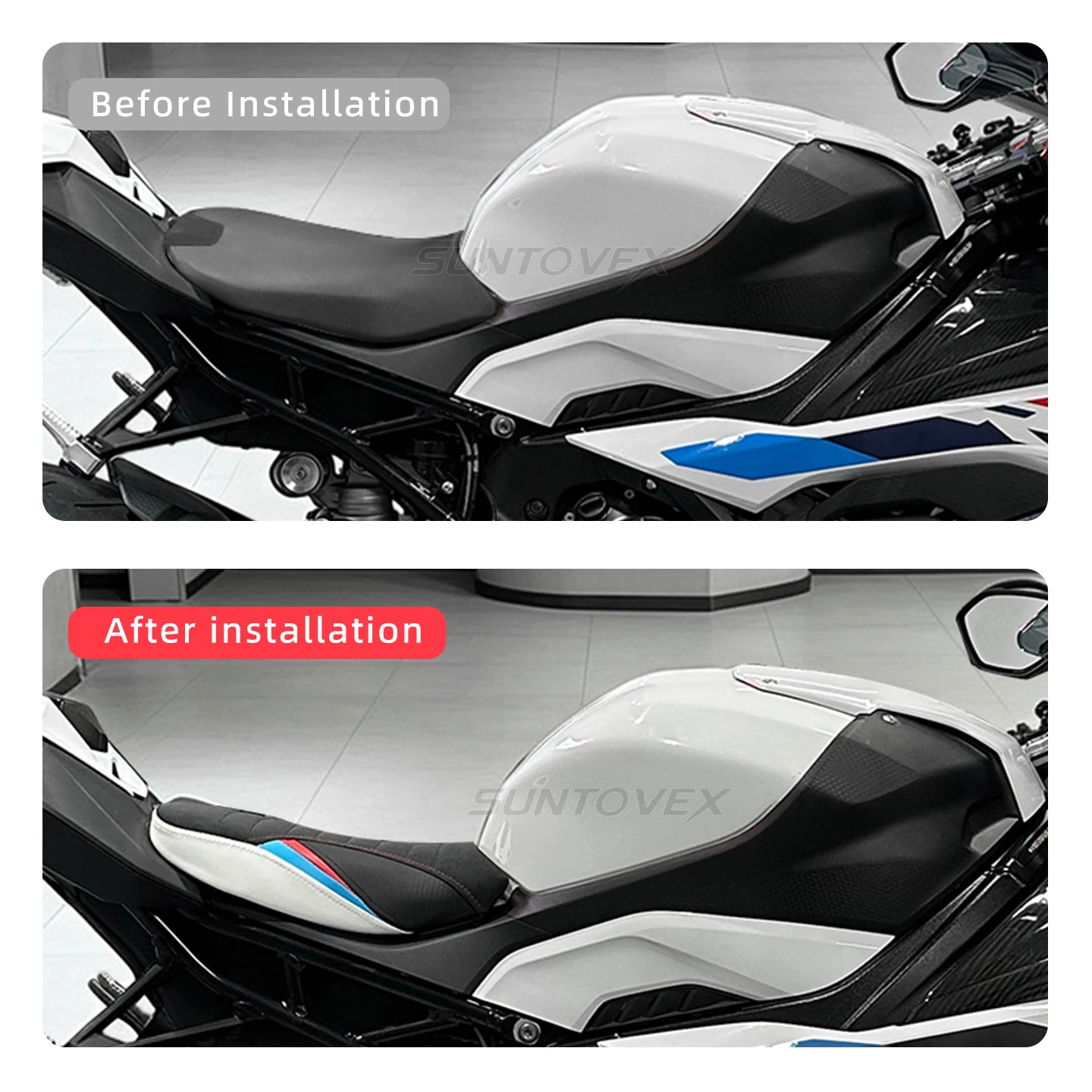 For BMW S1000RR M1000RR 2019-2026 Motorcycle Seat Front Driver and Passenger Cushion Replace S1000R Parts Back Seats 2025 2024