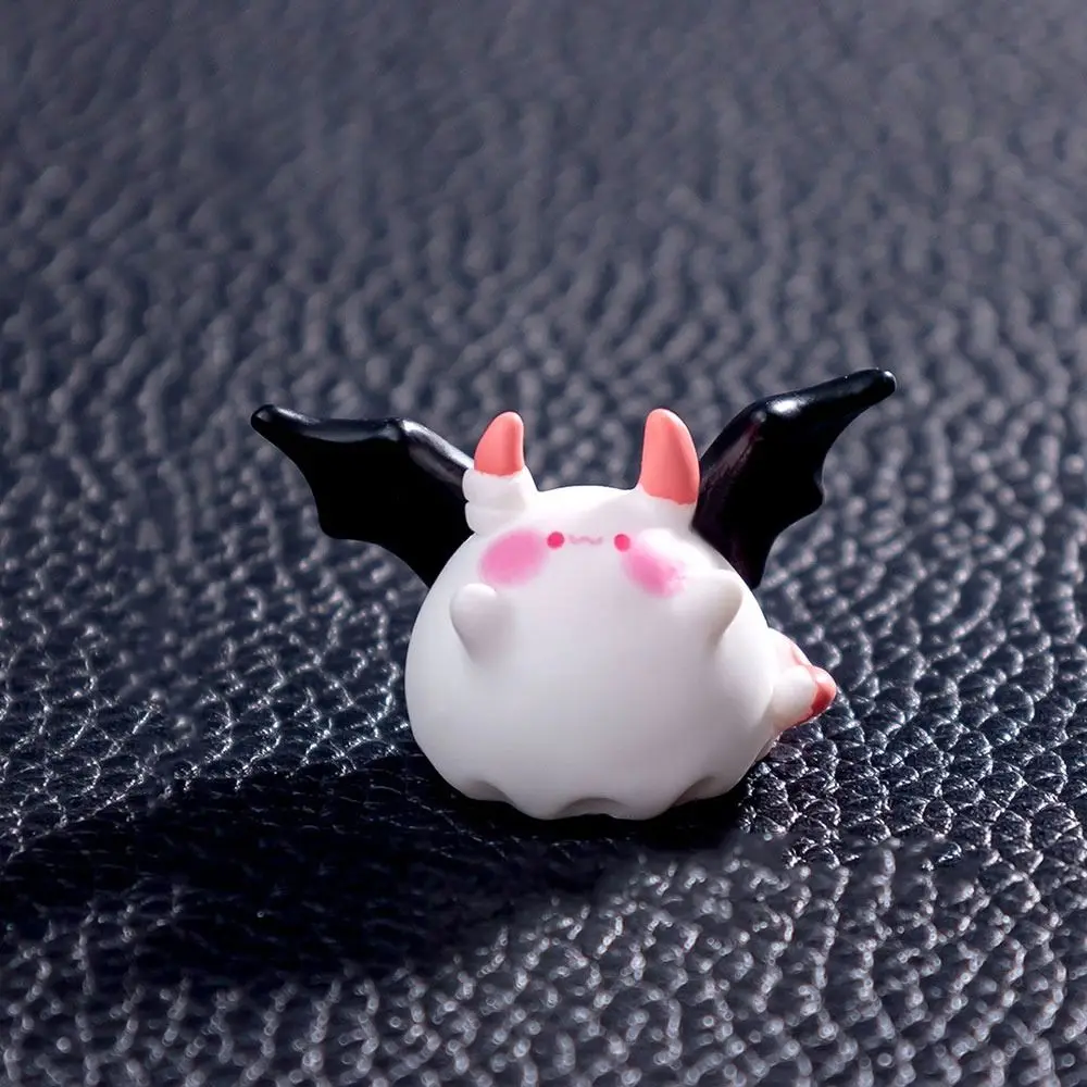 

Halloween Accessories Cartoon Pumpkin Bear Doll Resin Halloween Supplies Miniature Bear Figurine Multicolor Fairy Garden