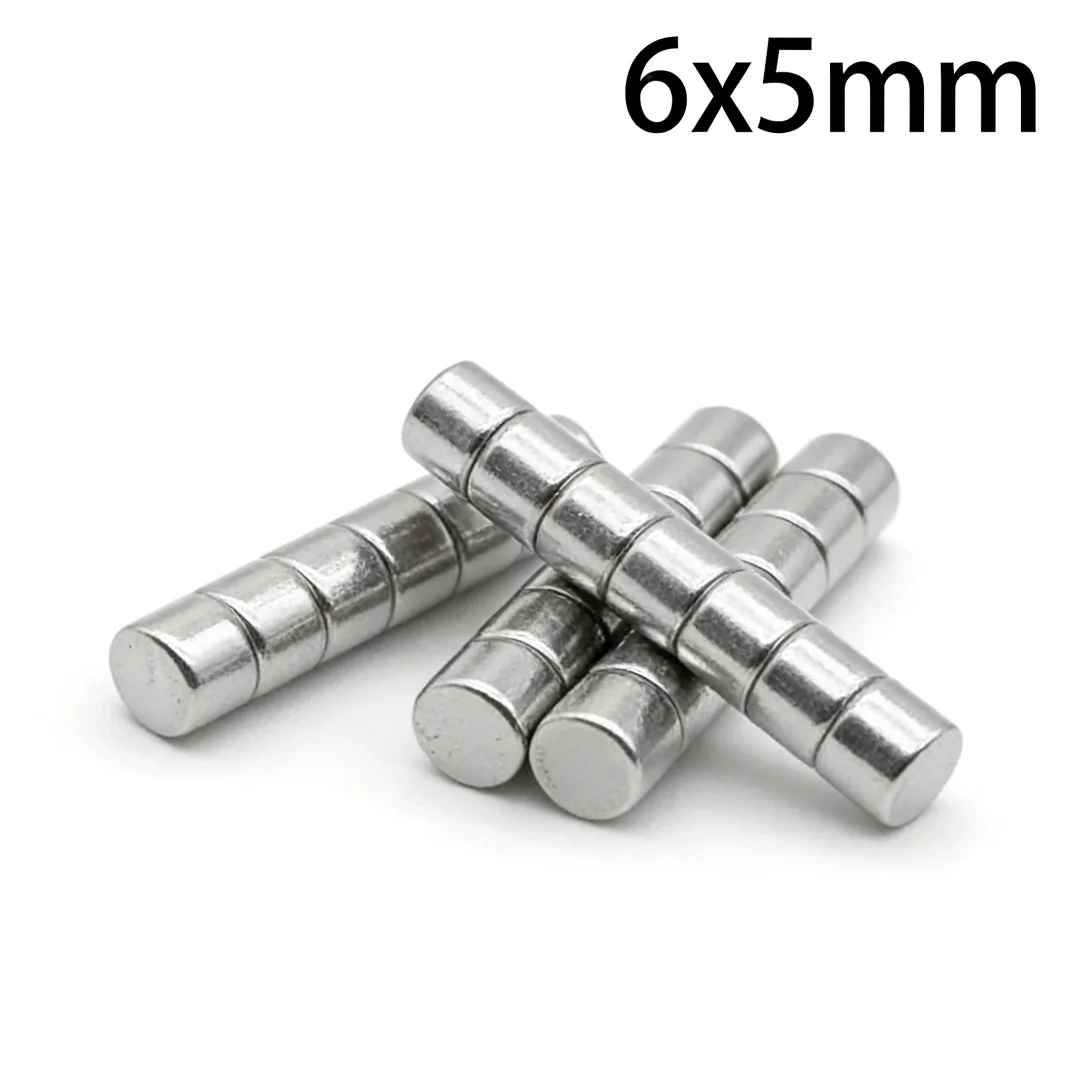 6x5mm Mini Small Round Powerful Magnetic Magnet 6x5 Strong Disc Magnets For Fridge DIY Building Scientific Craft Education 6*5