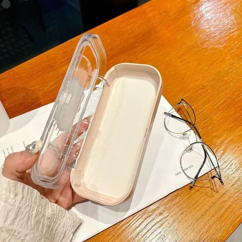 حار سانريوس موجة نظارات صندوق kawayi المحمولة المضادة للسقوط حسن المظهر طالبة الكرتون أنيمي نظارات صندوق تخزين نمط جديد #5