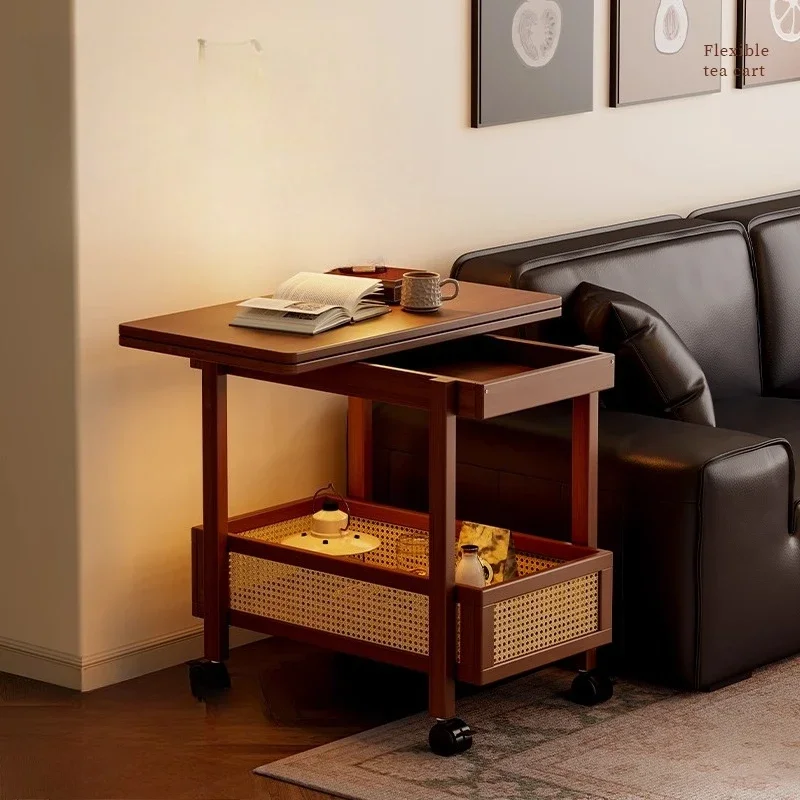 Aesthetic Wooden Coffee Tables Outdoor Design Modern Coffee Tables Folding Flexible Organizer Mesa Auxiliar Trendy Furniture