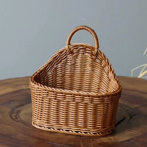 Obst- und Gemüsekorb an der Wand montiert, mit Korb des Korbs der Korb, der Plastik -Wandhän den Korb, der Heimdekoration bewegt 6 Hauptverkaufsspartkorb - №2