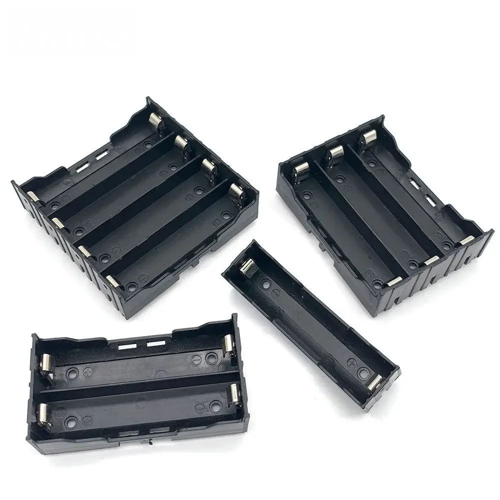 DIY ABS 18650 Power Bank Cases 1X 2X 3X 4X 18650 Battery Holder Storage Box Case 1 2 3 4 Slot Batteries Container Hard Pin