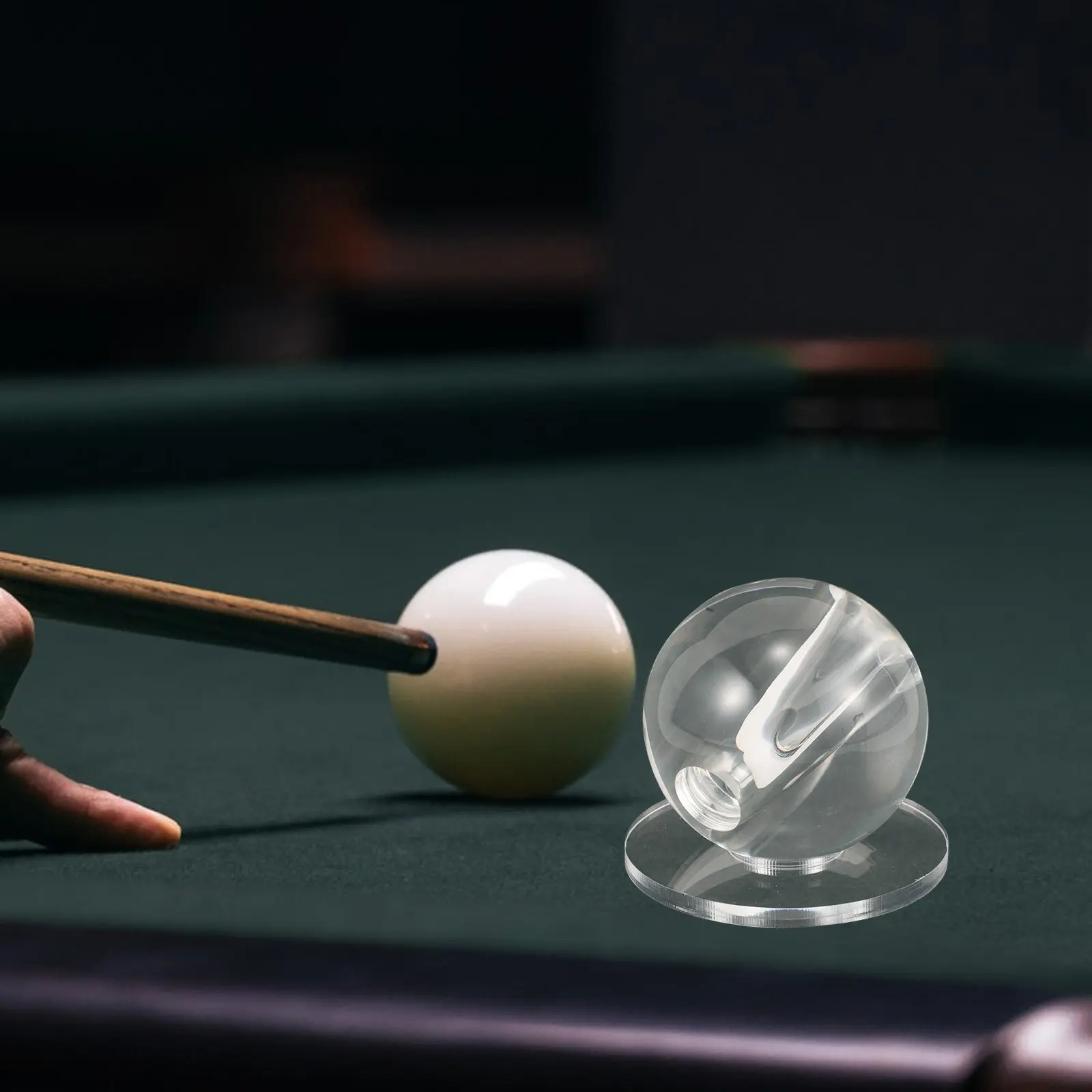 

Billiards Technique Enhancement Trainer Transparent Snooker Cue Stroke Correction Tool Accuracy Training Ball Training Ball