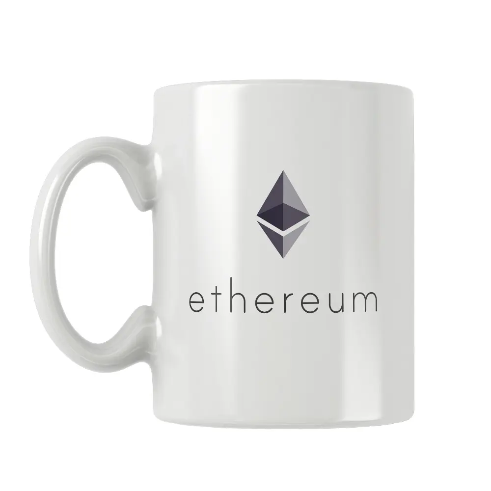 Crypto Currency Ethereum Btc Printed Mug Coffee Cup White Ceramic Funny Birthday Gifts