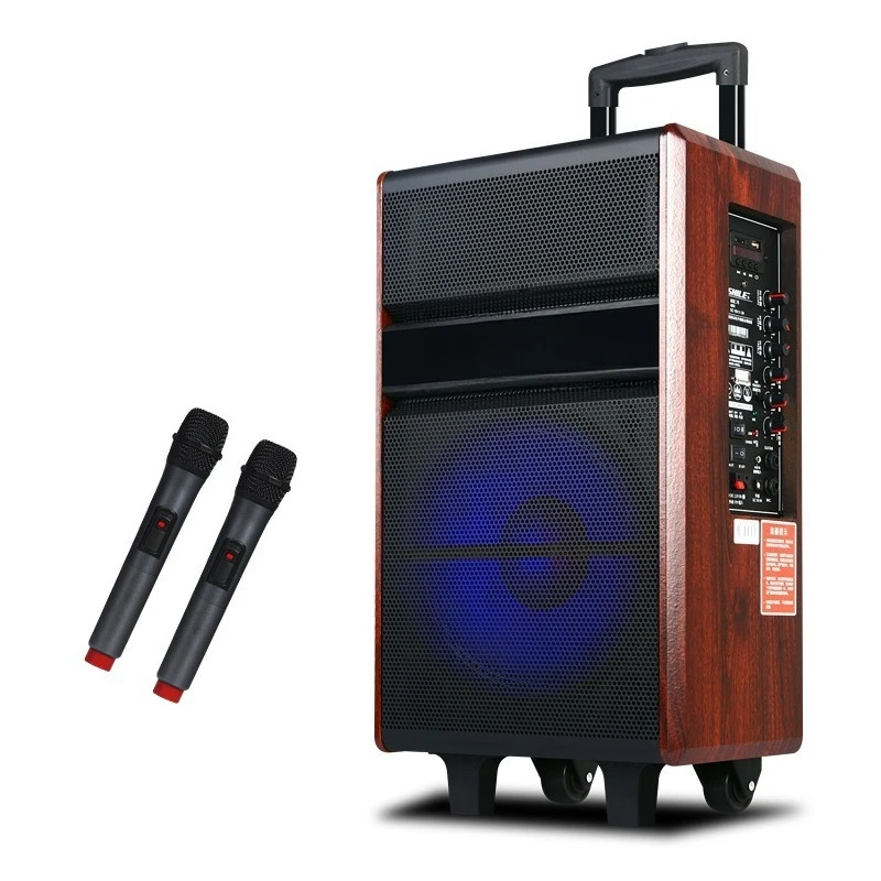 

Lion Music, Crown No. 2 10-inch mobile tie rod stereo, Bluetooth USB square dance speaker, outdoor live broadcast stereo