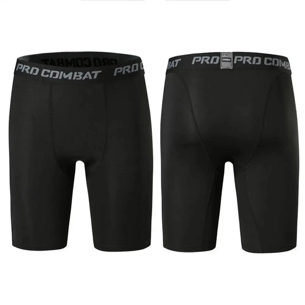 Basketball leggings for men, sports running, fitness training, five point underwear, high elasticity speed dry tight shorts
