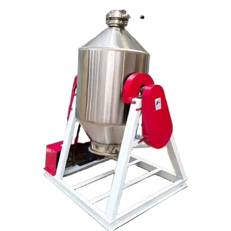 Stainless Steel Mixing Mixer Spice Seasoning Pepper Dough Powder Mixing Machine Herbs and Starch Powder Food Dry Powder Mixer