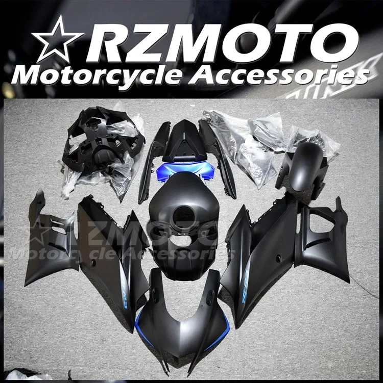 4Gifts Injection Mold New ABS Fairings Kit Fit for YAMAHA YZF- R3 R25 2019 2020 2021 2022 19 20 21 22 Bodywork Set Matte Black