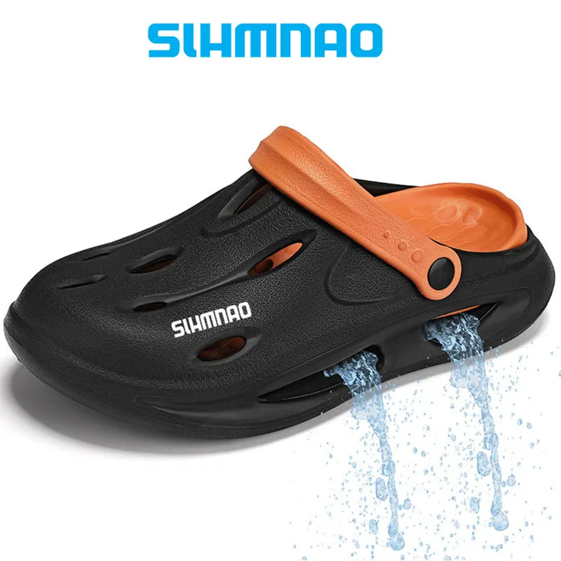 

slhmnao fishing and river tracing shoes with thick soles and a fecal feel for men's summer non slip beach outdoor sandals