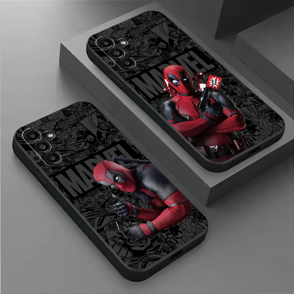 Marvel Deadpool phone Case for Samsung A10e A10s A20 A20e A20s A30 A40 A50s A70 A02s A03 Core A03s A04 A04e A05 A06 A21s A31 A41