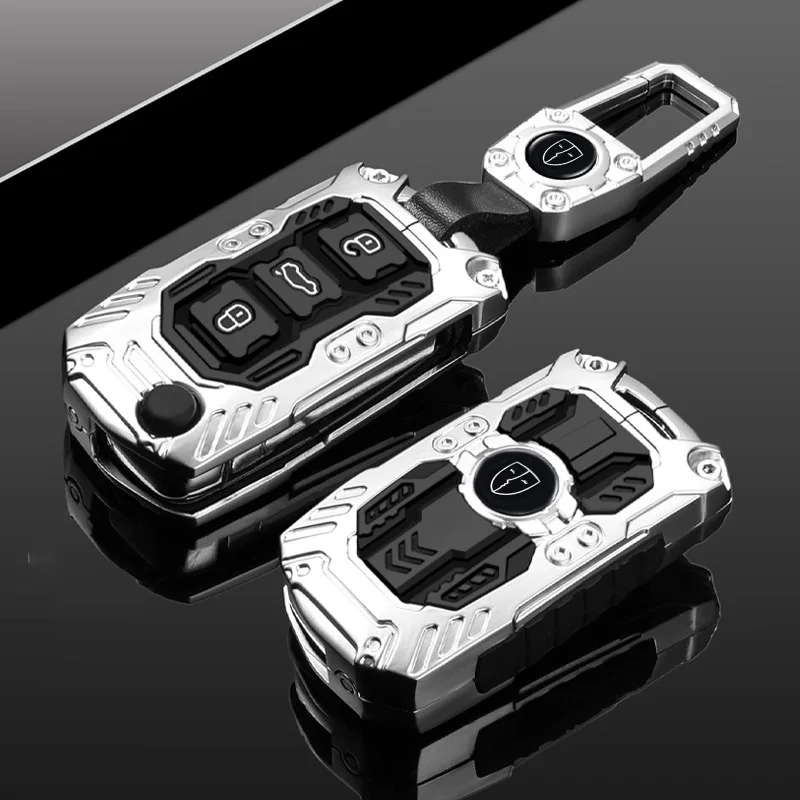 Schlüsseletui aus Zinklegierung für VW Volkswagen Polo Golf 7 Passat Tiguan MK2 Käfer Ateca Caddy T5 Flip Folding Cover Fob Autozubehör – Detail 16