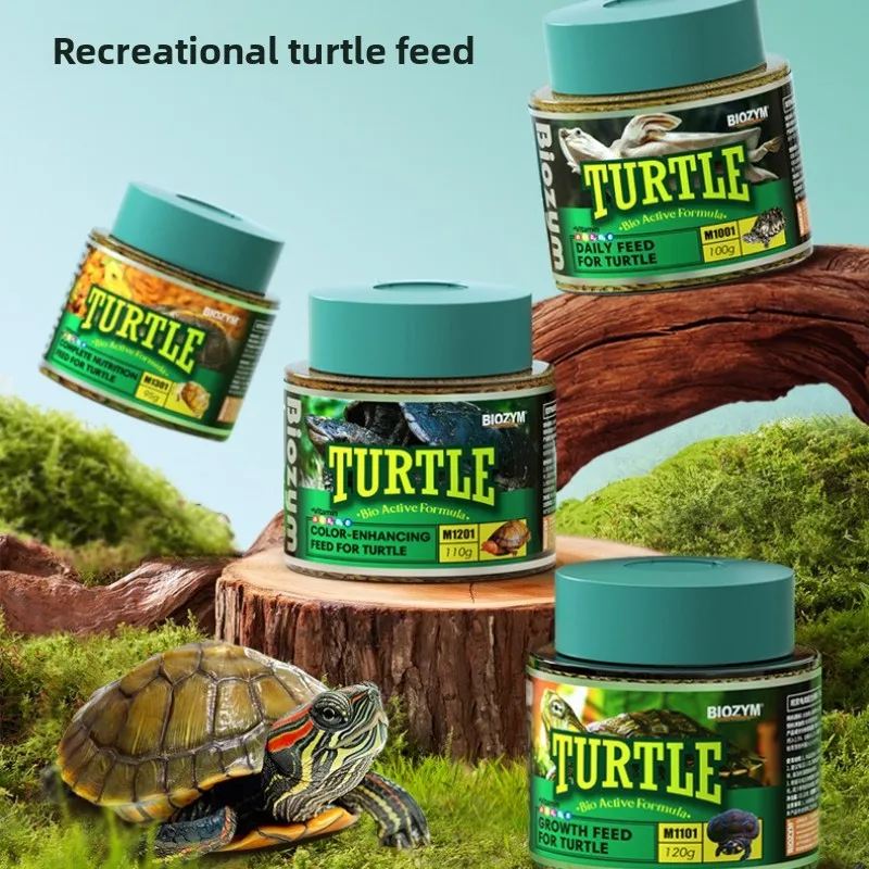 

BIOZYM Turtle Food for Aquatic&Semi-Aquatic Species-Diet for Razorback Musk Turtles, Box Turtles, and Other Popular Pet Turtles