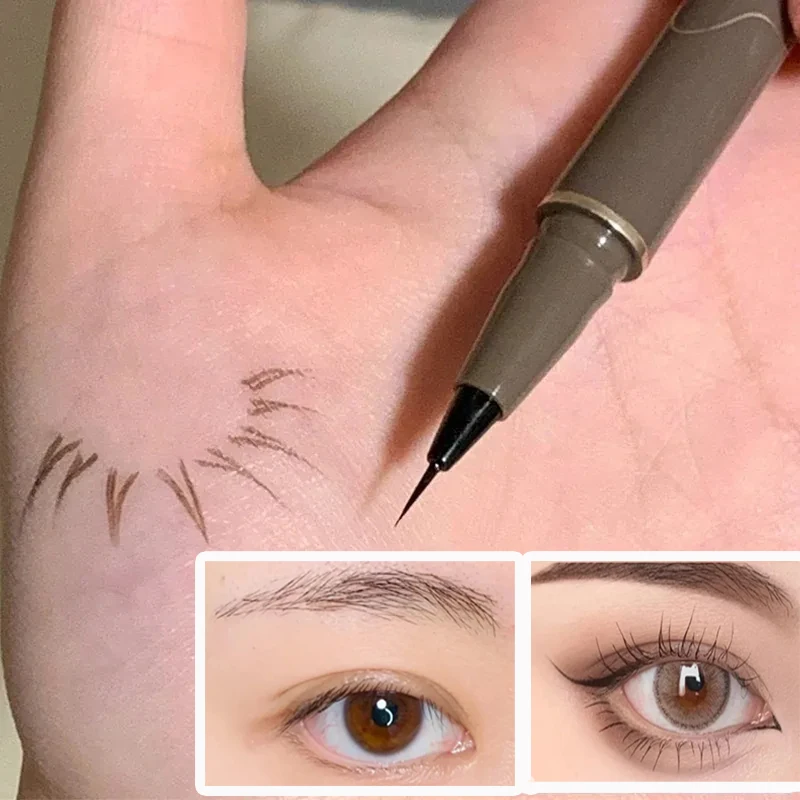 Ultra-thin Liquid Eyeliner Pen Sweatproof Quick Dry Eyeliner Pencil Beauty Eyes Make Up Waterproof Anti-sweat  Lasting Eyeliner