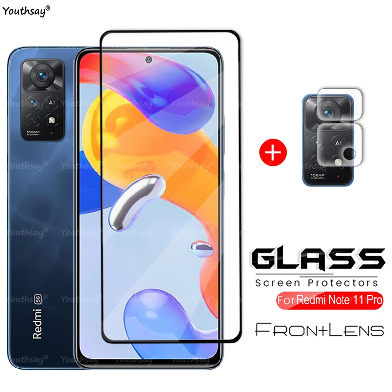 

For Xiaomi Redmi Note 11 Pro Glass Protector for Redmi Note 11 Pro 5G 11S Tempered Glass Screen Film For Redmi Note 11 Pro Glass