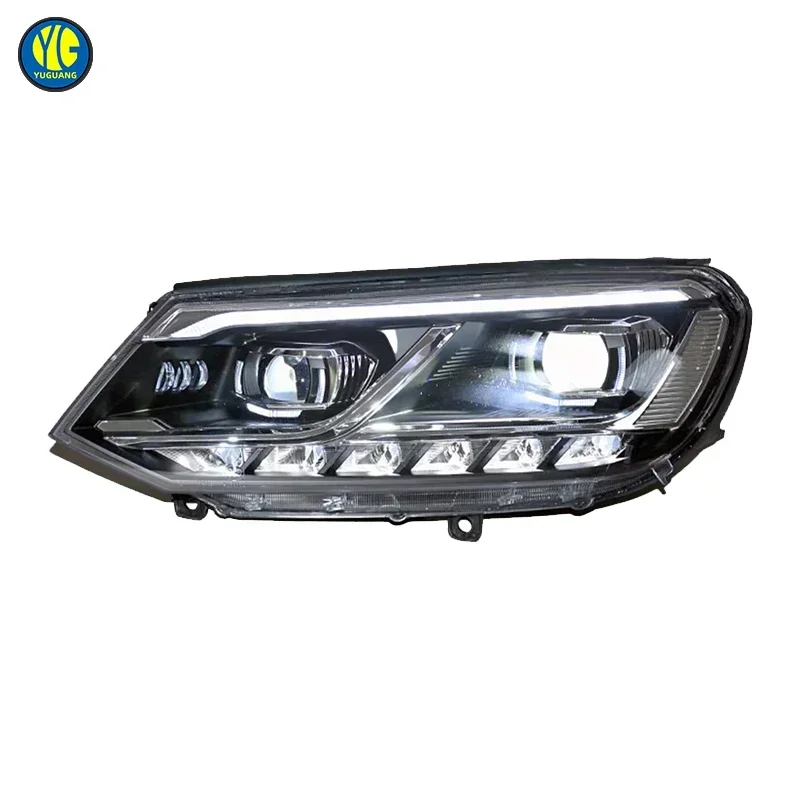 For  Touareg Headlight  Vw Touareg Headlamp Upgrade Led Head Lamp Front Light Car Accessories DRL