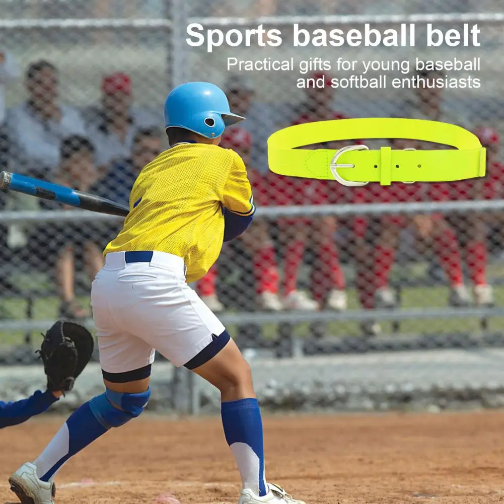 

Elastic Waistband Strap Adjustable Baseball Belt for Youth Adults Elastic Waistband with Faux Leather Strap for Softball