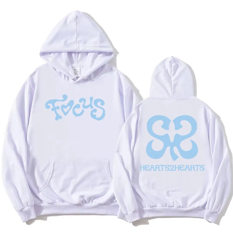 Focus Hearts2Hearts Hoodies Korea Girls Band Fashion Sweatshirts