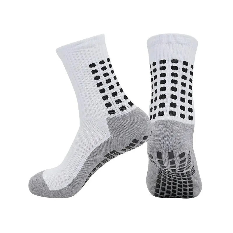 A Pair Of Soccer Socks And Soccer Board Leg Protectors Sports Knee Pads Anti-Friction Training Anti-Slip Bottom Dot Glue