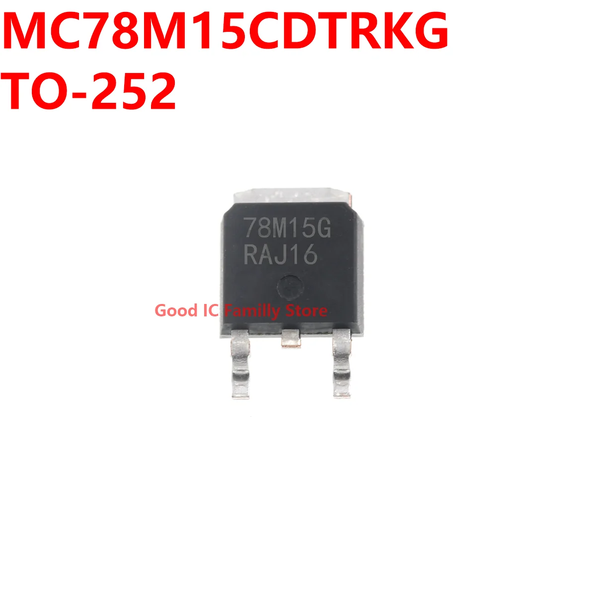 10PCS MC78M15CDTRKG TO-252 78M15G