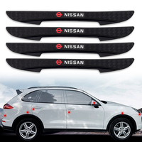 4Pcs Rubber Car Door Edge Anti-collision Strip Protection Strip Auto Accessories For Nissan Qashqai J10 Juke Micra Leaf GTR Note